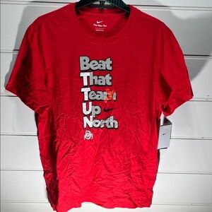 Nike Men's Red Graphic Tee